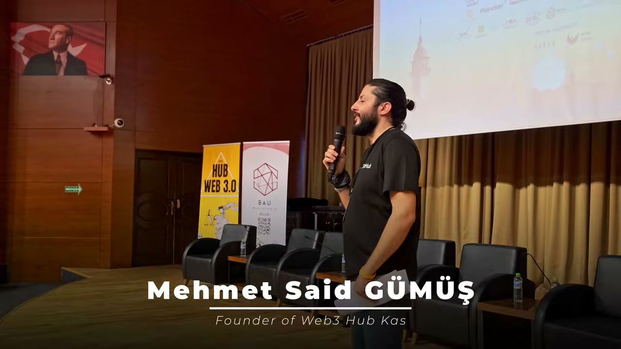 Mehmet Sait Gümüş, Founder of Web3 Hub Kaş, at the BAU Investment Summit, Istanbul